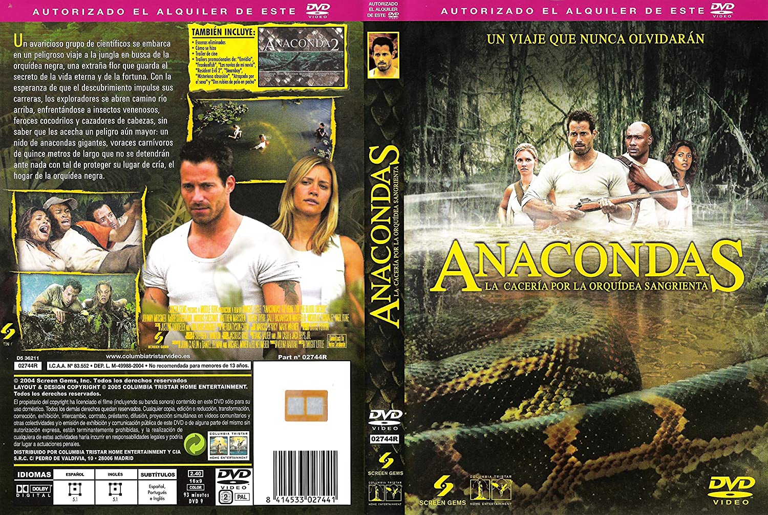 Anaconda 2: En busca de la orquídea sangrienta [1080p NF]