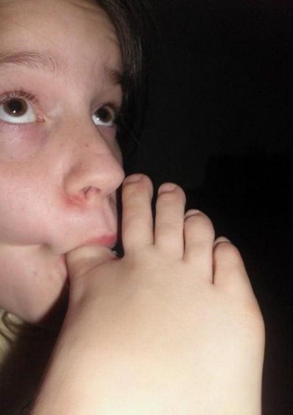 Toe sucking couch