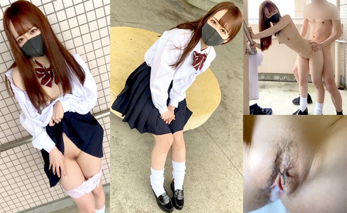 A beautiful J◯ fucked on the way from school and exposed completely nacked ☆ Massive cum shot ♪ [FC2-PPV-2956151] [uncen] [2022 г., All sex, Amateur, Public, Fingering, Blowjob, School Uniform, Creampie, POV, SiteRip] [1080p]