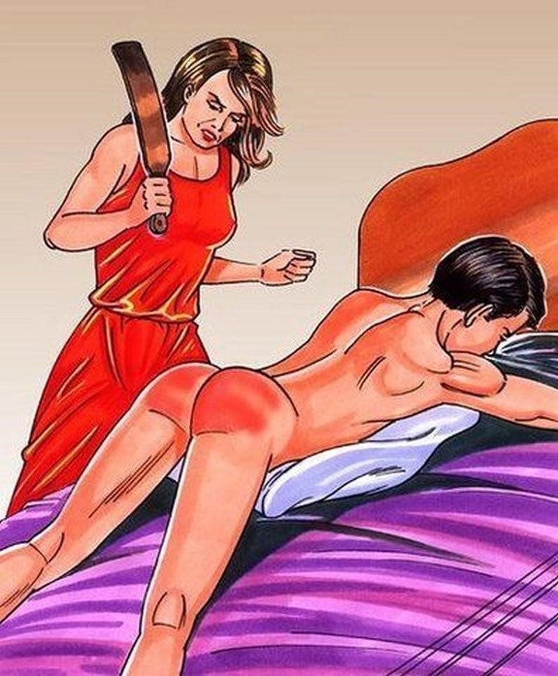 Femdom spanking sex toys