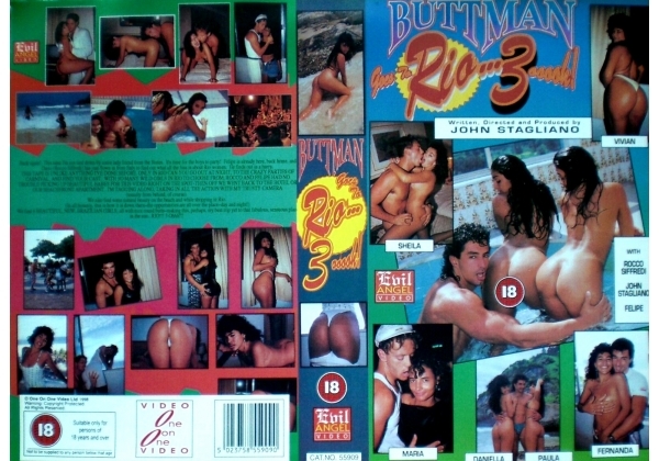 [WDLC] Buttman Goes to Rio 3 (1992) / Buttman Goes to Rio 3 (1992) (John Stagliano, Evil Angel) [1992 г., Anal, Facial, A2M, Gonzo, Big Ass, Latin, VHSRip] (Daniella, Fernanda, Maria, Paula, Sheila, Vivian, Rocco Siffredi)