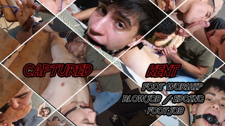 [Str8CrushFeet.com] Captured Kent - Time to devour his cute soft feet, fuck them and then play a edging blowjob game with his giant veiny cock (Kent, Dnero, Kaen) [2023 г., Domination, Big Dick, Blowjob, Cumshots, Deep Throat, Facial, Foot, Foot Fetish, H