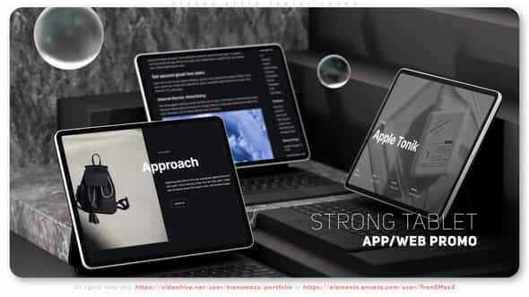 Strong Style Tablet - VideoHive 39160874