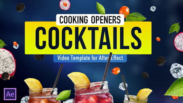 Cooking Design Pack - Cocktails - VideoHive 19858692
