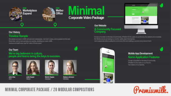 Minimal Corporate Package - VideoHive 7659476