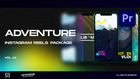 Adventure Instagram Reels Vol 01 For Premiere Pro - VideoHive 50534033
