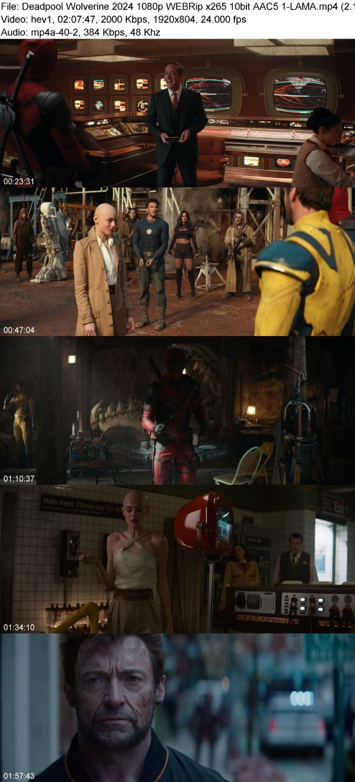 Deadpool Wolverine (2024) 1080p WEBRip x265 10bit 5 1-LAMA F1mTjHn1_o