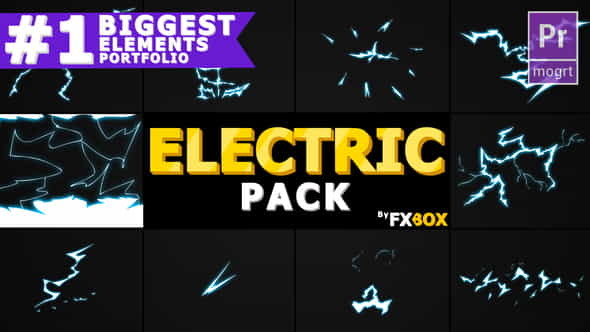 Flash FXELECTRIC Elements And Transitions - VideoHive 22700346