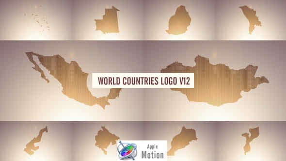 World Countries Logo - VideoHive 43859709