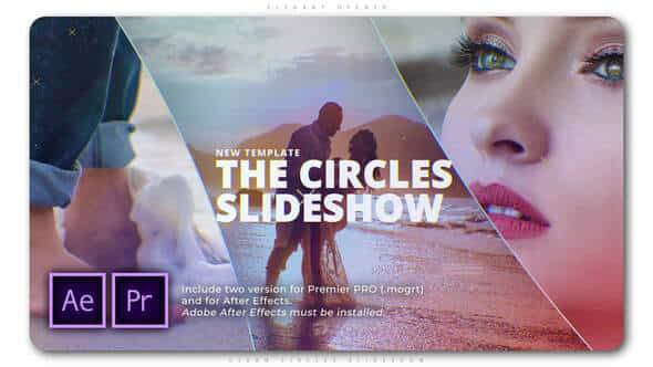 Clean Circles Slideshow - VideoHive 31932848