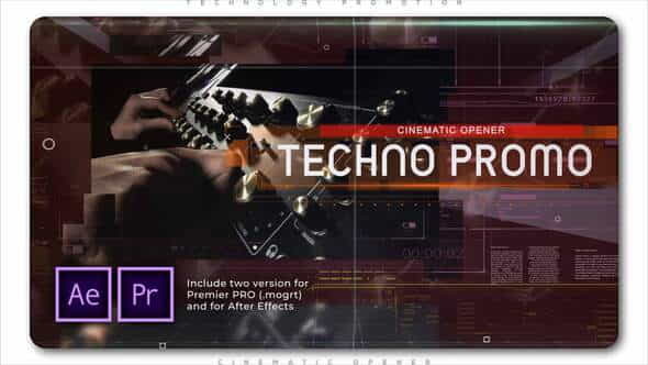 Technology Cinematic Promo - VideoHive 28736655