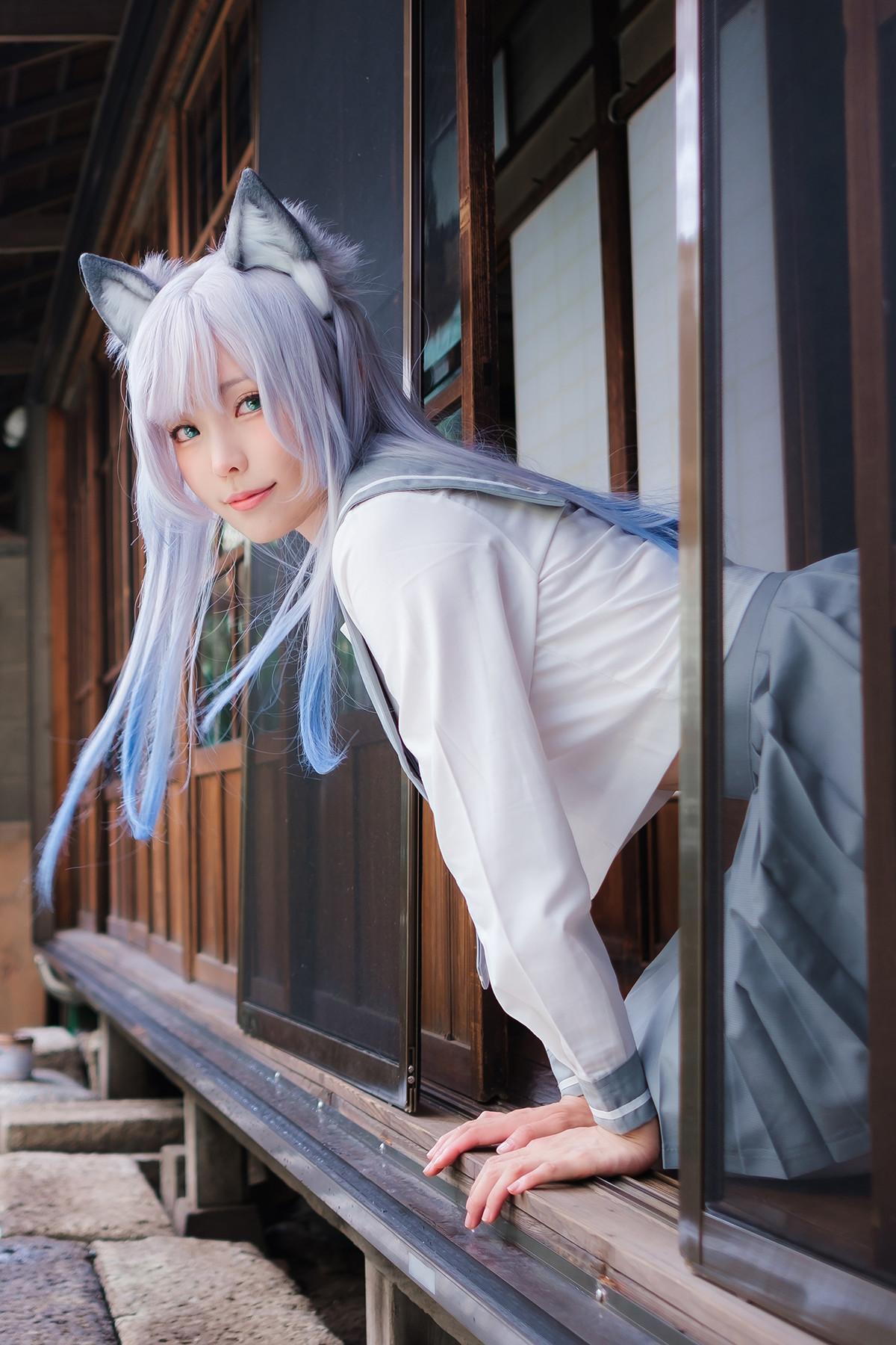 Cosplay ElyEE子 Veranda White Cat緣廊白貓(27)