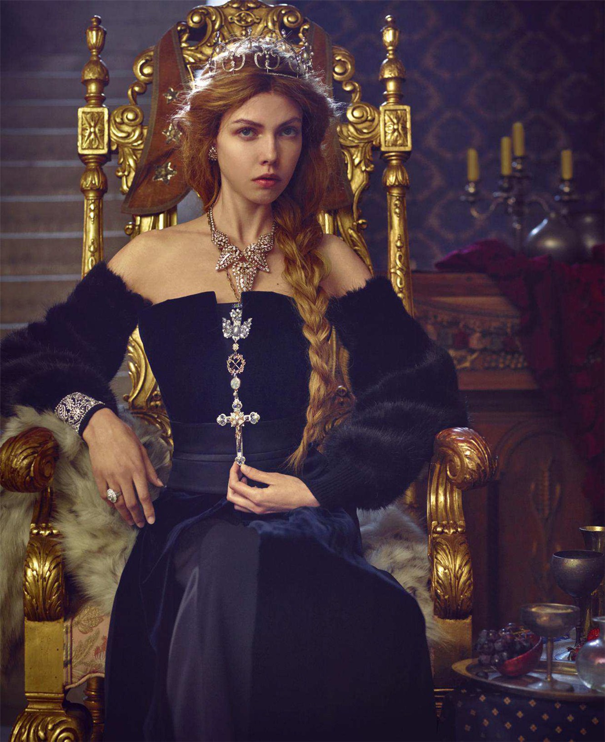 Мария, королева Шотландии и Елизавета I, королева Англии / Julia Banas and Lea Julian by Mark Seliger / Harper’s Bazaar US september 2018 Мария, королева Шотландии и Елизавета I, королева Англии / Julia Banas and Lea Julian by Mark Seliger / Harper’s Bazaar US september 2018