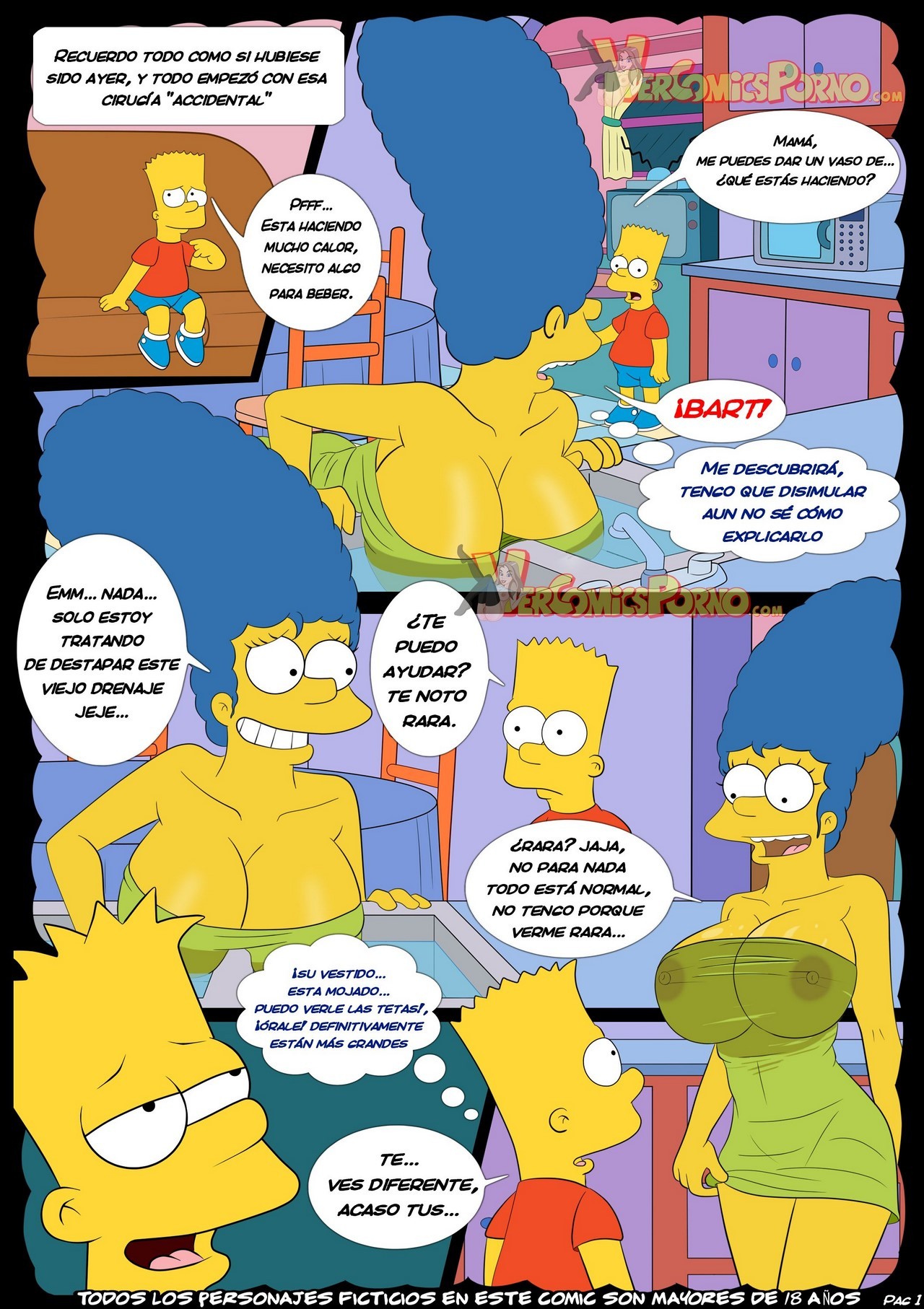 Los simpsons viejas costumbres 3 Recordando a Mama - 1