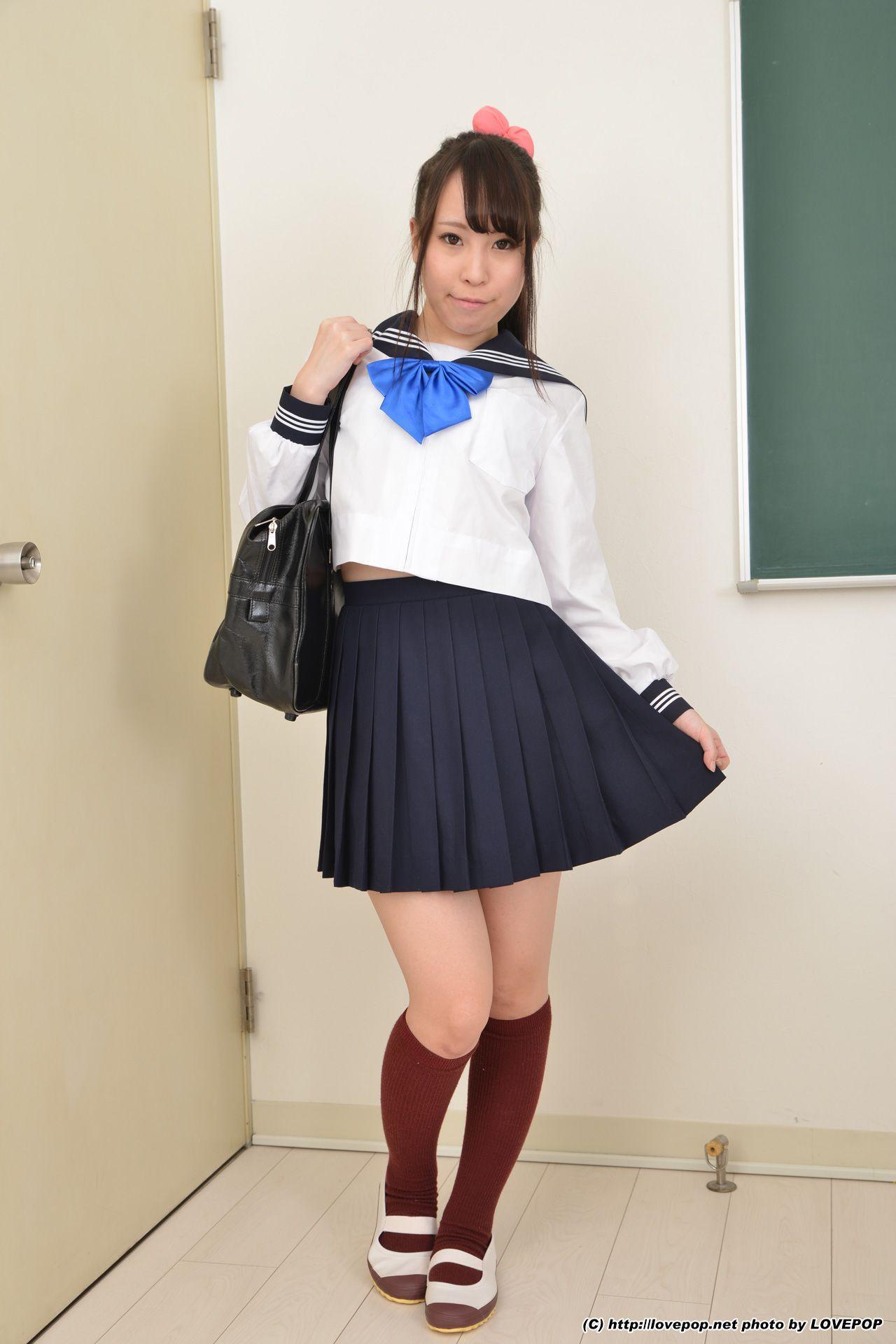 Kaoru Majima 真島かおる 学生制服 Set3 [LovePop] 写真集(1)