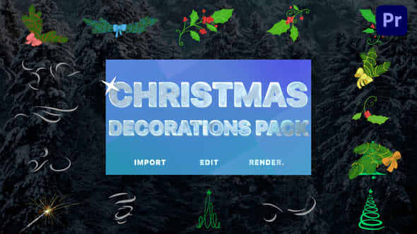 Christmas Decoration Animations - VideoHive 41999012