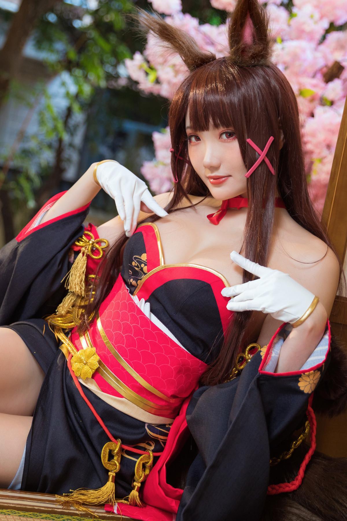 Cosplay 瓜希酱 赤城 Akagi(17)