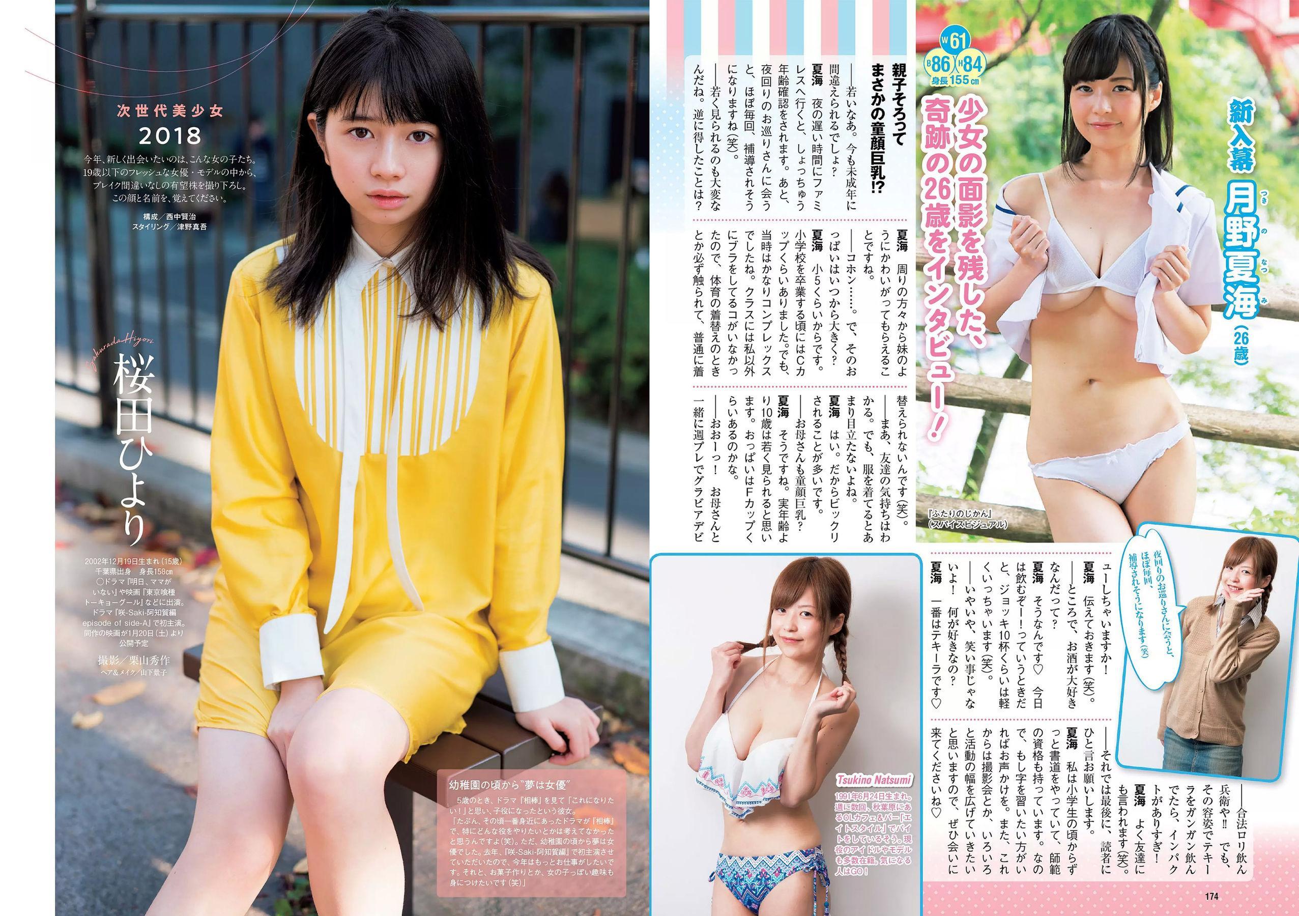 飯豊まりえ 松川菜々花 華村あすか 橘花凛 伊藤万理華 渡辺梨加 [Weekly Playboy] 2018年No.03-04 写真杂志(25)