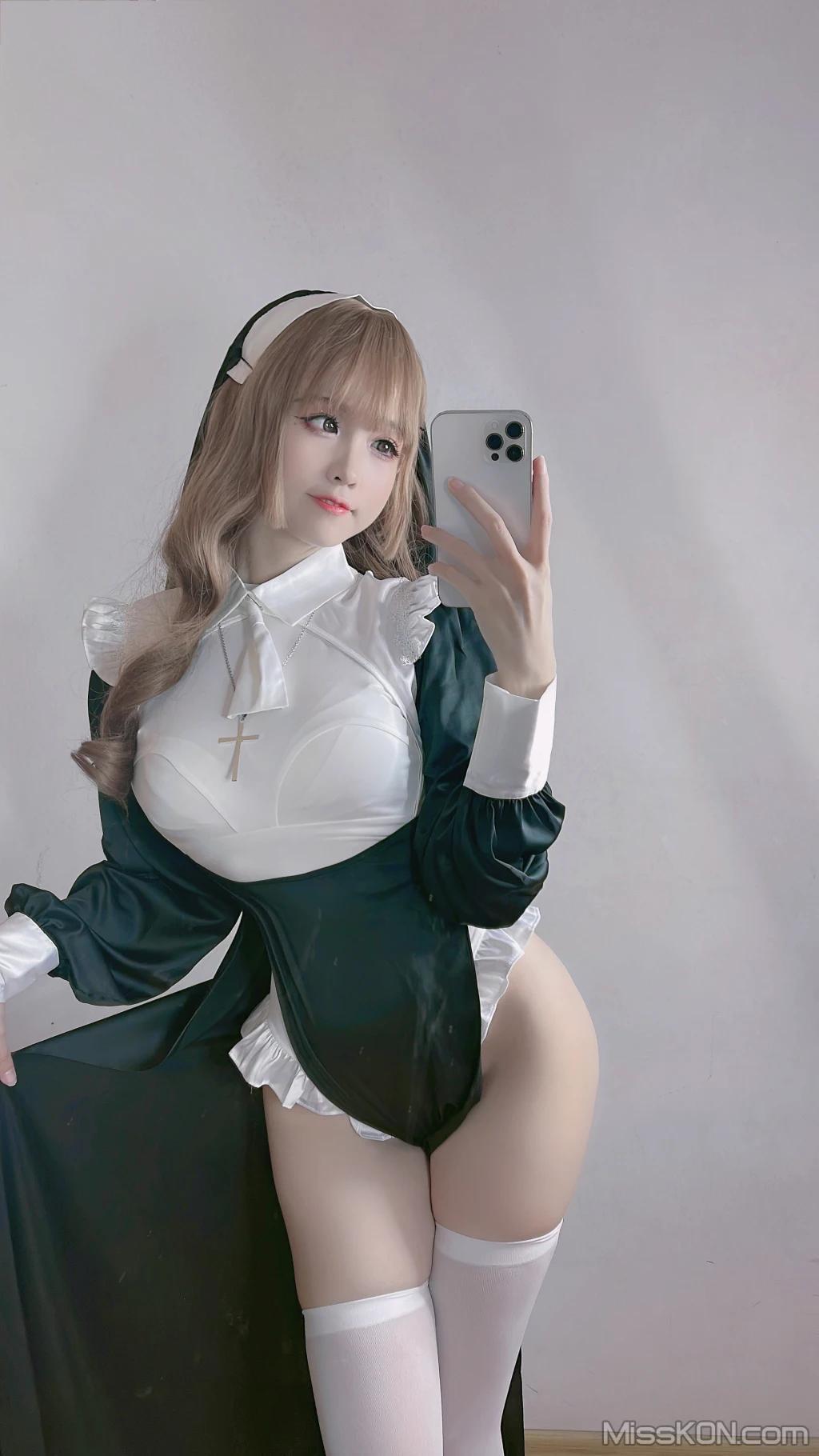 Coser@miko酱ww: mikoの白丝01 (241 photos)(228)