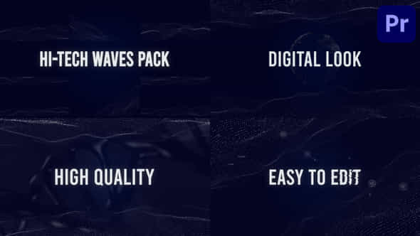 HiTech Waves Pack - VideoHive 45632328