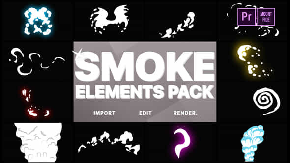 Funny Smoke Elements - VideoHive 22822569