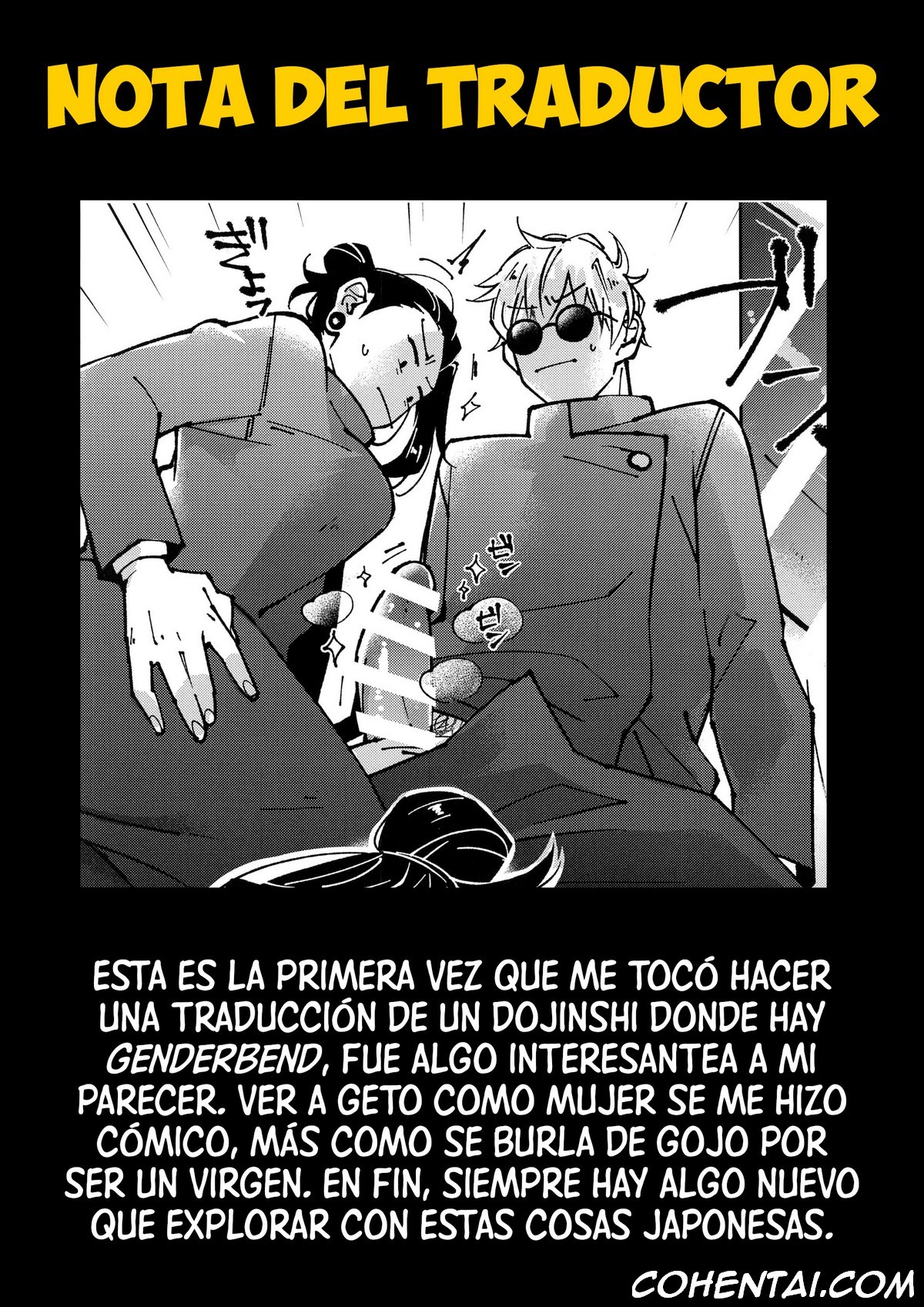 Nyo! (Jujutsu Kaisen) xxx comics manga porno doujin hentai español sexo 