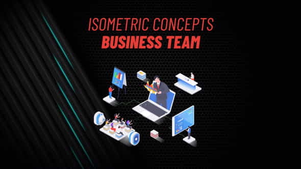 Business Team - Isometric Concept - VideoHive 31223437