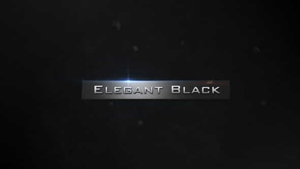 Elegant Black - VideoHive 120982