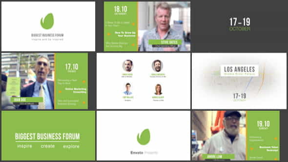 Business Forum | Event Promo - VideoHive 13354750