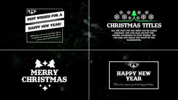 Christmas Titles - VideoHive 42062576