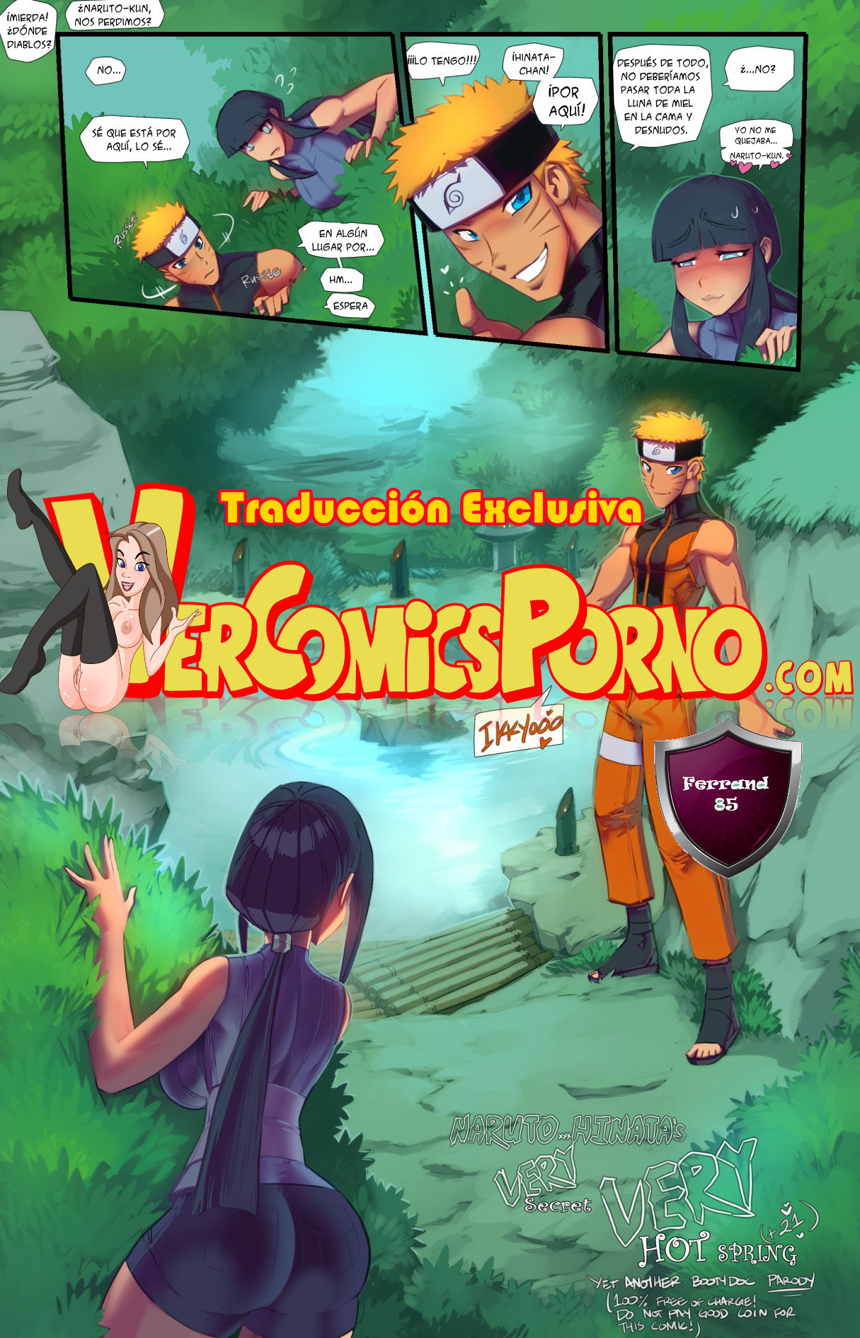 Naruto x Hinata very secret and very hot spring – Fred Perry - 0