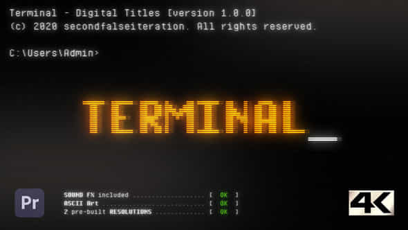 Terminal - Digital - VideoHive 39919730
