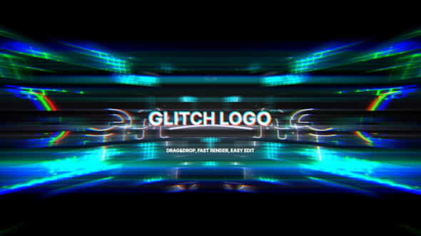 Real Glitch Logo - VideoHive 23907380