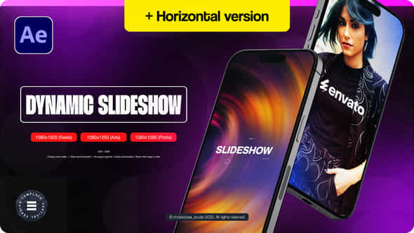 Vertical Dynamic Slideshow - VideoHive 55638963