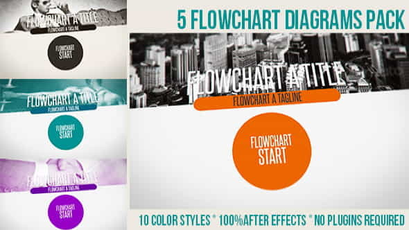Flowchart Diagrams Pack - VideoHive 4862491
