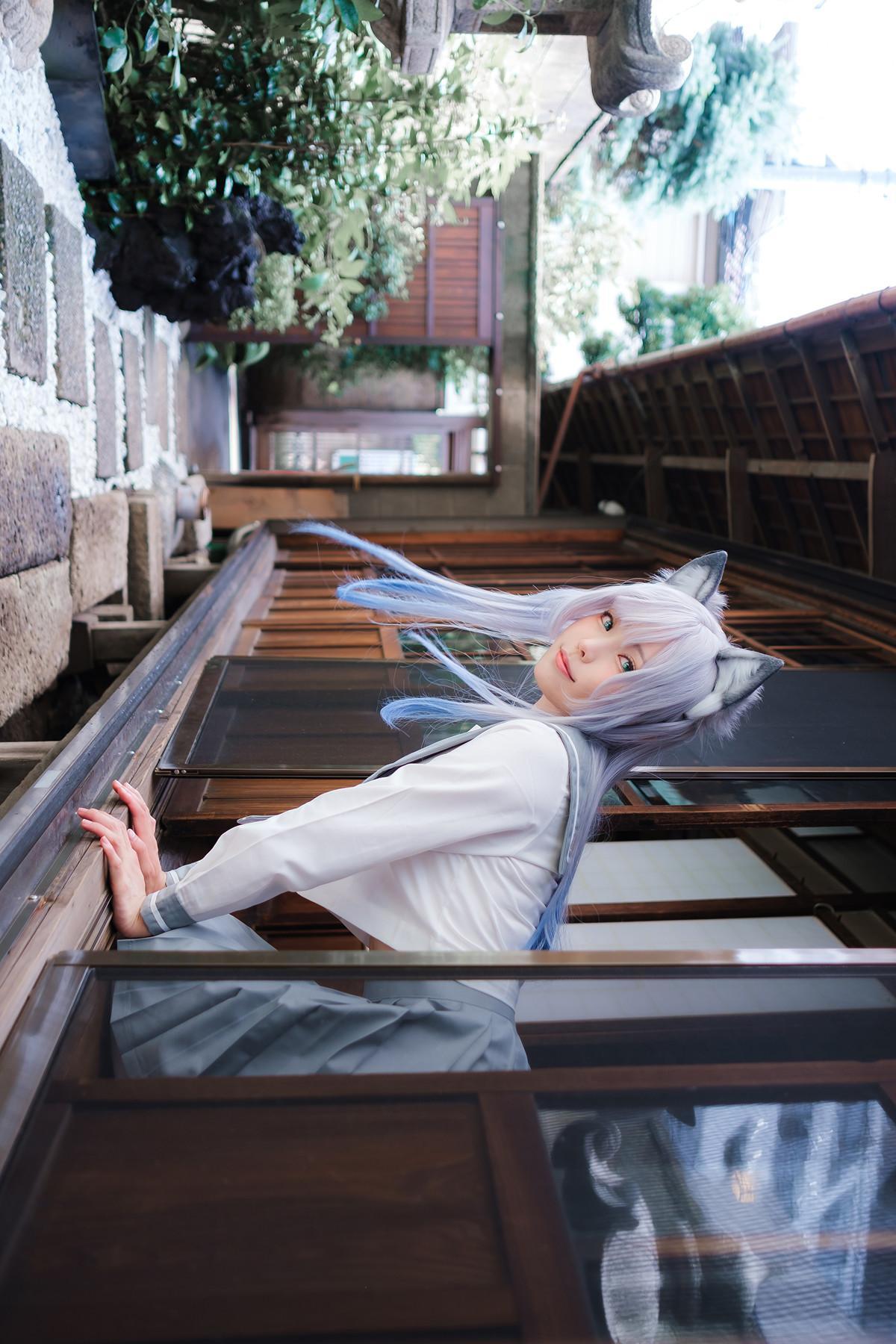 Cosplay ElyEE子 Veranda White Cat緣廊白貓(26)