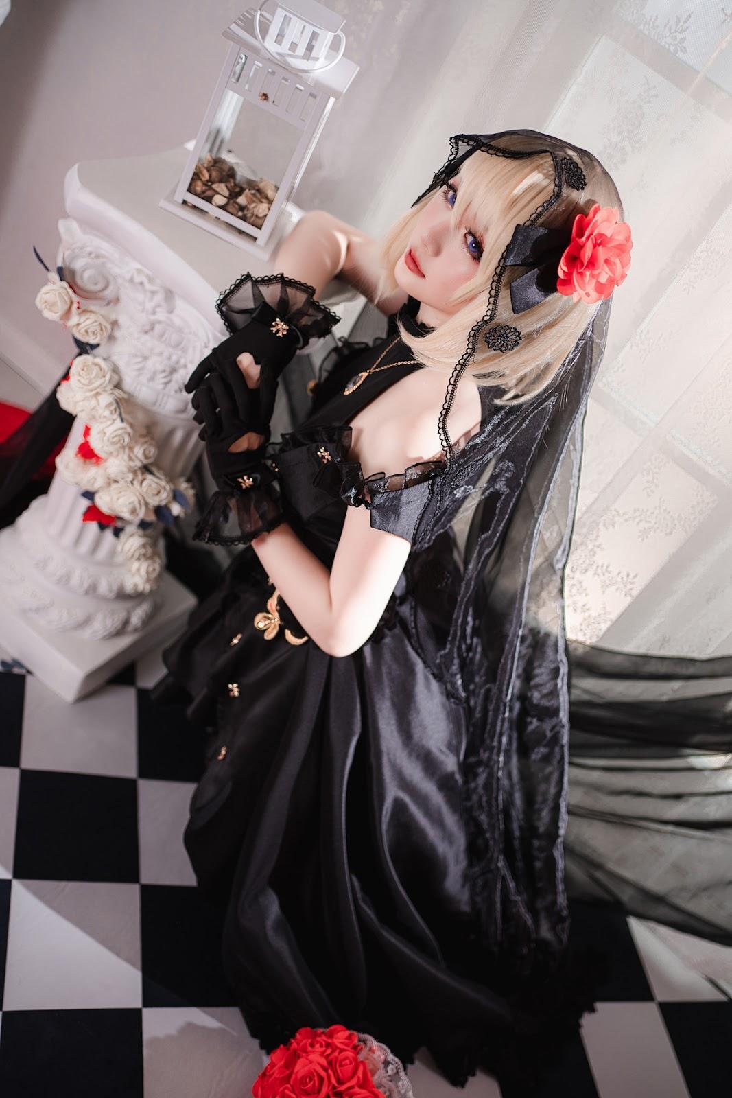 Cosplay 星之迟迟Hoshilily Z23婚纱(9)