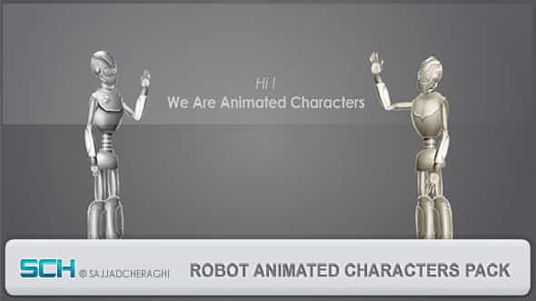 Robot Animated Characters Pack | Cartoons - VideoHive 3997466