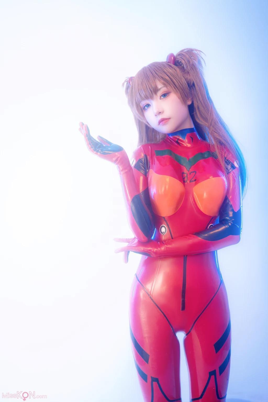 Coser@爆机少女喵小吉 (Nekokoyoshi): 明日香 人类补奸计划 (80 photos )(23)