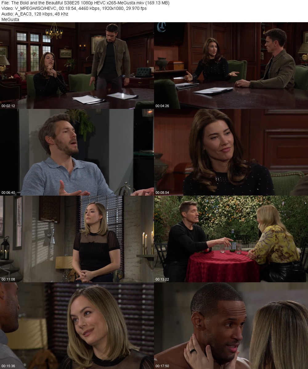 The Bold and the Beautiful S38E25 1080p HEVC x265-MeGusta