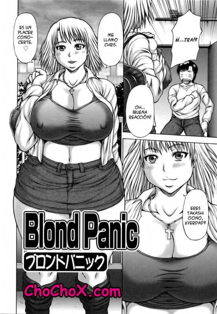 Blond Panic Comic Porno - 0