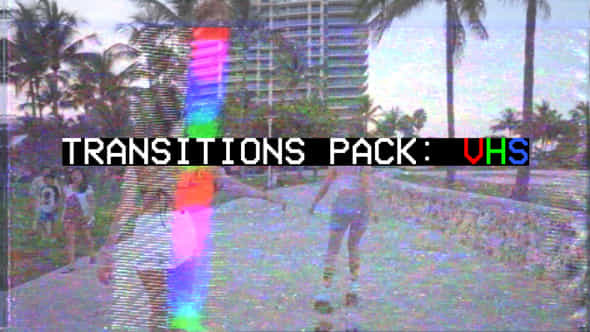 Transitions Pack Vhs - VideoHive 58501230