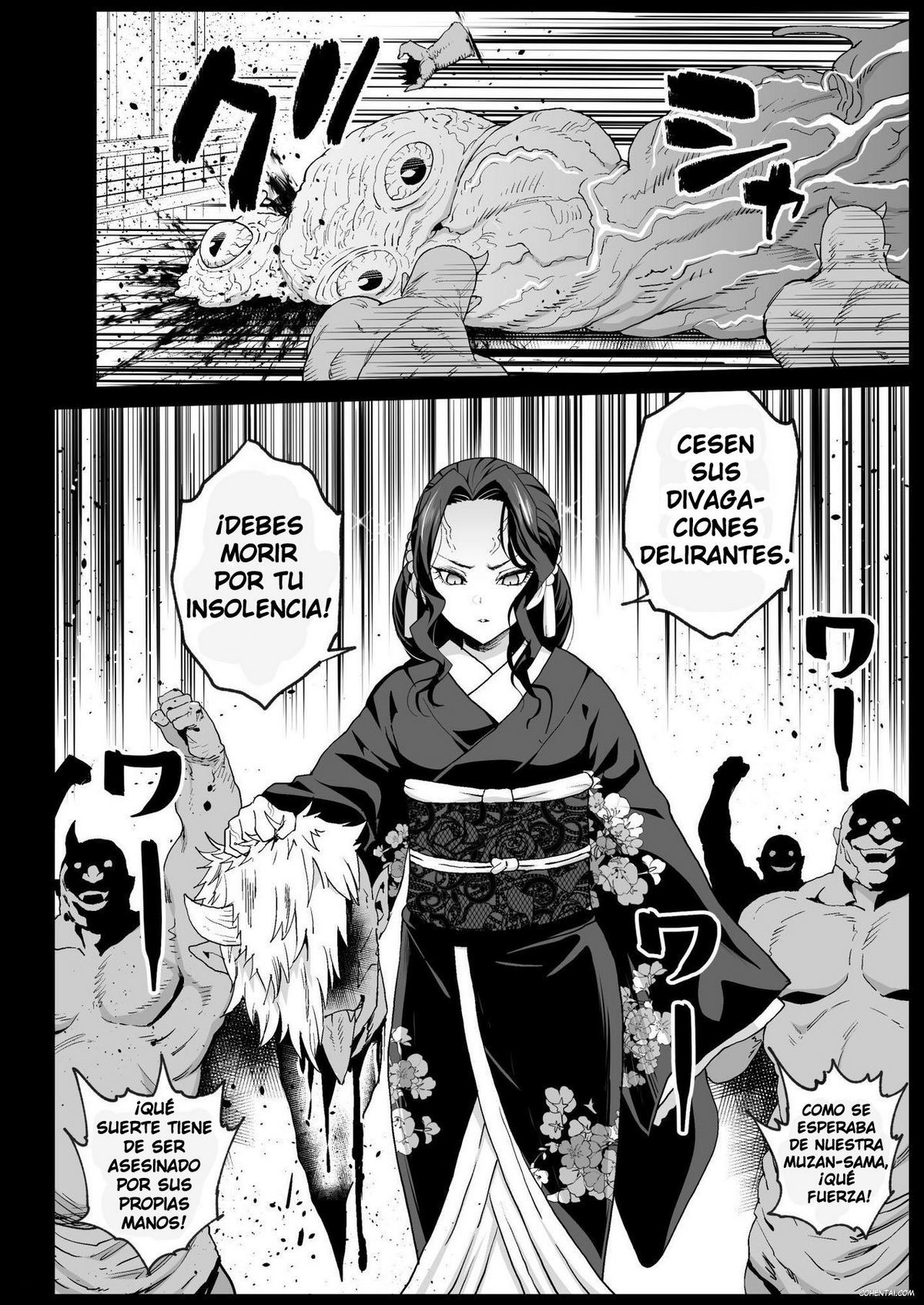 Mesu Ochi Onna Muzan-sama – RAPE OF DEMON SLAYER 4 (Kimetsu no Yaiba) xxx comics manga porno doujin hentai español sexo 