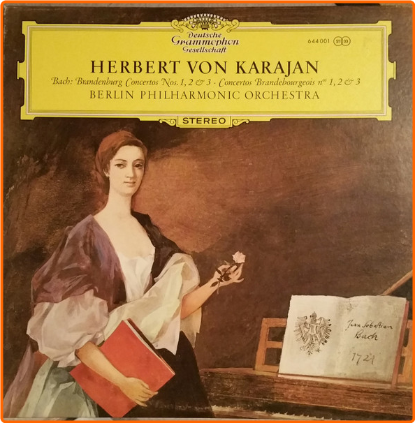 Bach Brandenburg Concertos 1 Thru 6 Herbert Von Karajan Berlin Philharmonic Orchestra Vinyl H3XKR42s_o