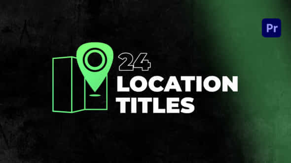 24 Location Titles - VideoHive 42357720