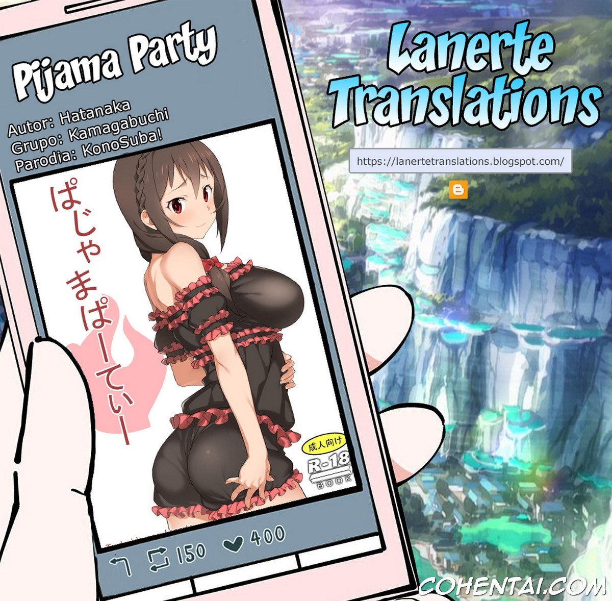 Pajama Party (Kono Subarashii Sekai ni Syukufuku o!) xxx comics manga porno doujin hentai español sexo 