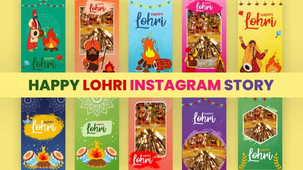 Lohri Instagram Stories Pack - VideoHive 35427959