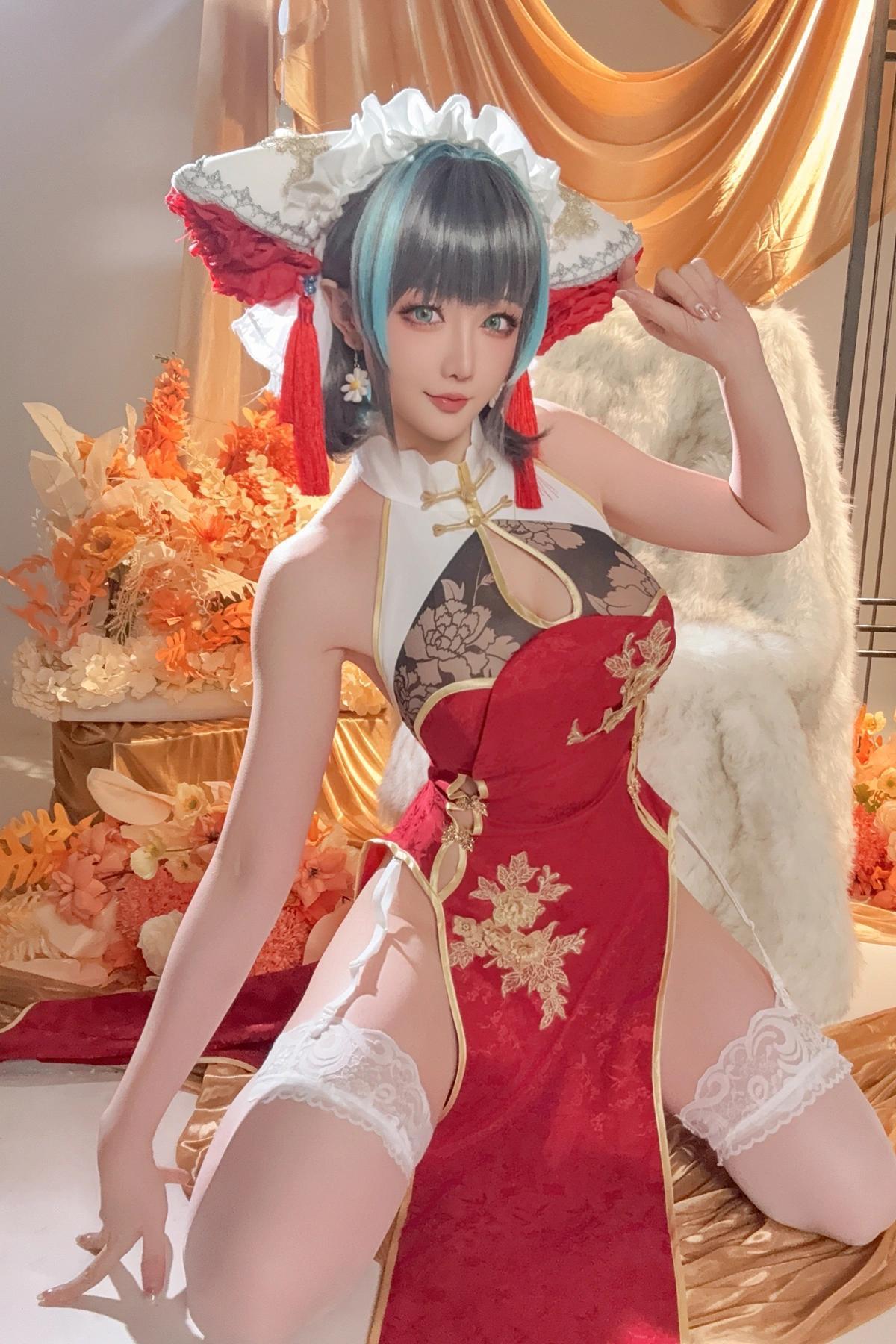 Cosplay 星之迟迟Hoshilily – 碧蓝航线柴郡(42)