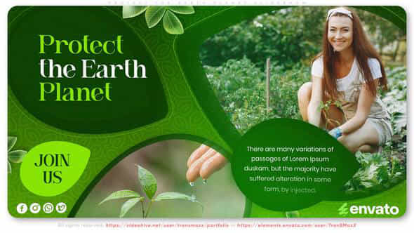 Protect The Earth Planet Slideshow - VideoHive 56401810