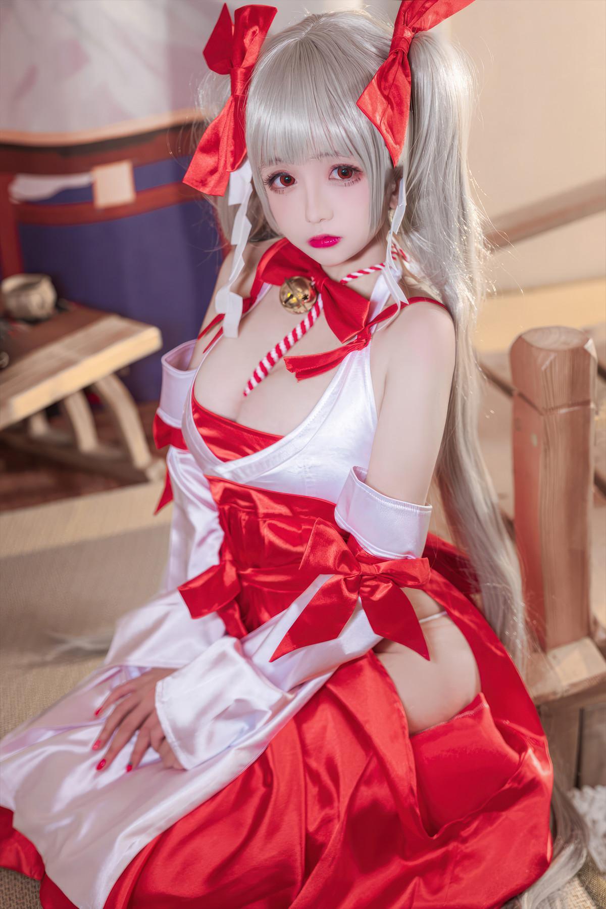 Cosplay Rinaijiao日奈娇 碧蓝航线 可畏巫女(2)